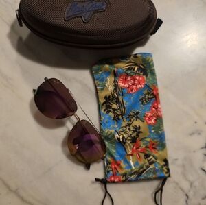 Maui Jim Titanium Cinder Cone Men's Glasses